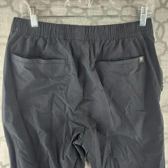 Banana Republic Black Polyester Track pants Women's S - Picture 3 of 9